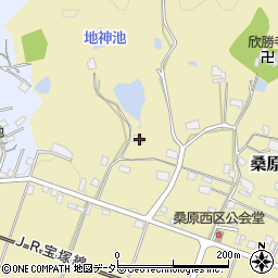 兵庫県三田市桑原742周辺の地図