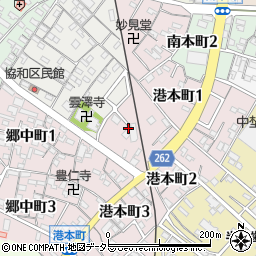 ミツカン協和倉庫周辺の地図