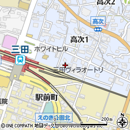 ローレルコート三田周辺の地図