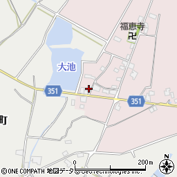 兵庫県小野市福住町111周辺の地図