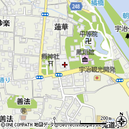 京都府宇治市宇治蓮華80周辺の地図