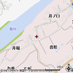 愛知県新城市庭野西井ノ口18周辺の地図