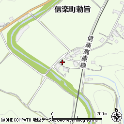滋賀県甲賀市信楽町勅旨654周辺の地図
