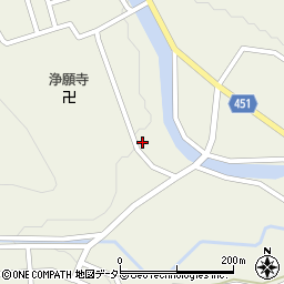 兵庫県赤穂郡上郡町岩木甲332周辺の地図