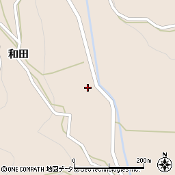 岡山県加賀郡吉備中央町和田336周辺の地図