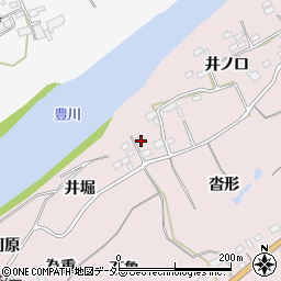 愛知県新城市庭野西井ノ口16周辺の地図
