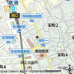 中京銀行常滑支店 ＡＴＭ周辺の地図