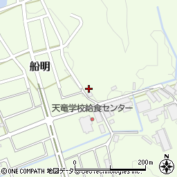 静岡県浜松市天竜区船明645周辺の地図