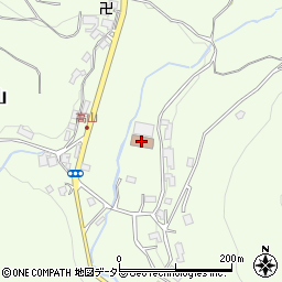 高山コミュニティセンター周辺の地図