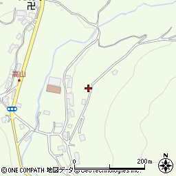 大阪府豊能郡豊能町高山45周辺の地図