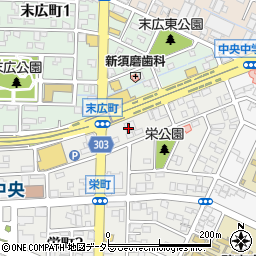 ＴＳＵＴＡＹＡ　碧南店周辺の地図
