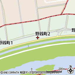 愛知県碧南市野銭町周辺の地図