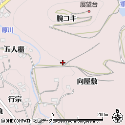 愛知県新城市庭野（向屋敷）周辺の地図