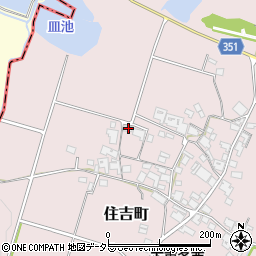 兵庫県小野市住吉町261周辺の地図