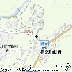 滋賀県甲賀市信楽町勅旨2340周辺の地図