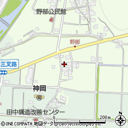 兵庫県たつの市神岡町野部319周辺の地図