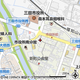 兵庫県三田市中央町5周辺の地図