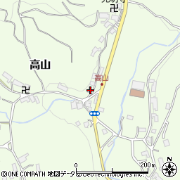 大阪府豊能郡豊能町高山458周辺の地図