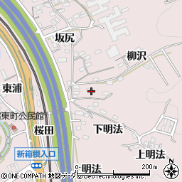 愛知県岡崎市本宿町柳沢37周辺の地図