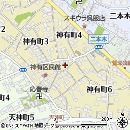 愛知県碧南市神有町5丁目38周辺の地図