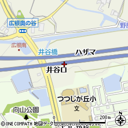 兵庫県川辺郡猪名川町広根向垣内周辺の地図