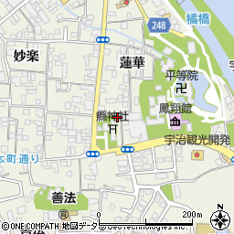 京都府宇治市宇治蓮華77周辺の地図