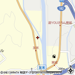 広島県庄原市東城町川西237周辺の地図