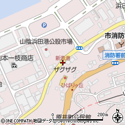 新漁港周辺の地図