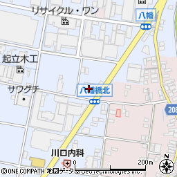 青山商会　藤枝店周辺の地図