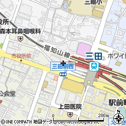 三田駅前第１駐車場（屋内）周辺の地図