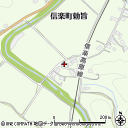 滋賀県甲賀市信楽町勅旨653周辺の地図