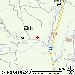 大阪府豊能郡豊能町高山481周辺の地図
