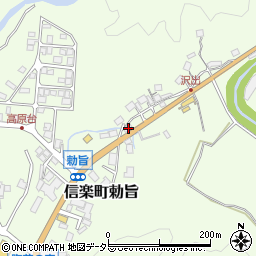 滋賀県甲賀市信楽町勅旨2023周辺の地図