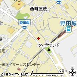 愛知県新城市野田西浄悦21周辺の地図