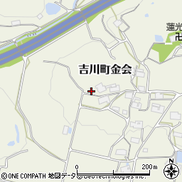 兵庫県三木市吉川町金会1330周辺の地図