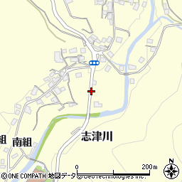 京都府宇治市志津川南組周辺の地図