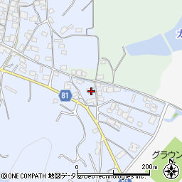 兵庫県加西市西長町1089-21周辺の地図