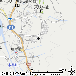 静岡県伊豆市湯ケ島384-4周辺の地図