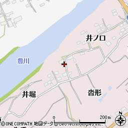 愛知県新城市庭野西井ノ口17周辺の地図