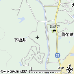 兵庫県宝塚市境野下坂井周辺の地図