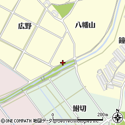 愛知県額田郡幸田町坂崎広野183周辺の地図