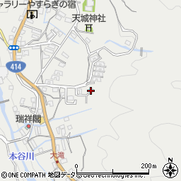 静岡県伊豆市湯ケ島384-6周辺の地図