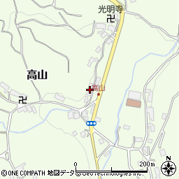 大阪府豊能郡豊能町高山457周辺の地図