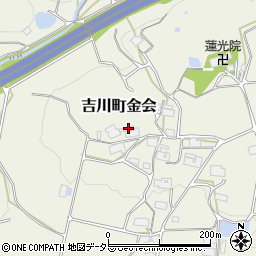 兵庫県三木市吉川町金会1336-5周辺の地図