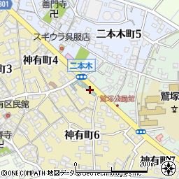 愛知県碧南市神有町5丁目2周辺の地図