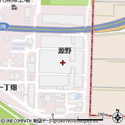 京都府八幡市八幡（源野）周辺の地図