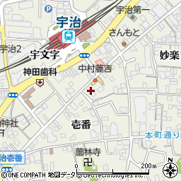 京都信用金庫宇治支店周辺の地図
