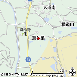 兵庫県宝塚市境野鳶ケ巣周辺の地図