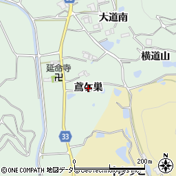 兵庫県宝塚市境野（鳶ケ巣）周辺の地図