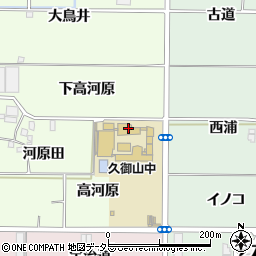 久御山町立久御山中学校周辺の地図